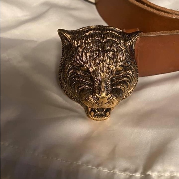 Gucci Foxhead leather belt - 95cm/38 inches - Picture 14 of 16